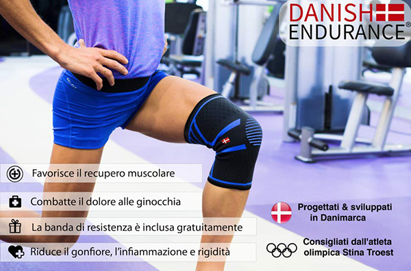 a miglior Fascia sportiva per supporto del ginocchio con bande da esercizio incluse