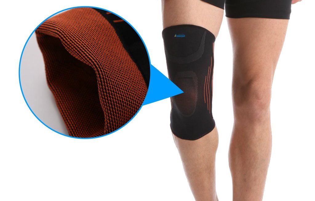 ASOONYUM Ginocchiera Compressione per correre