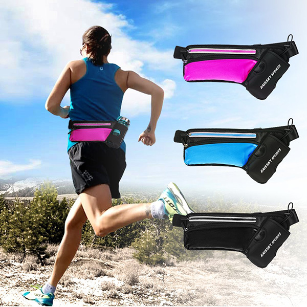 Cintura running con porta bottiglia d'acqua