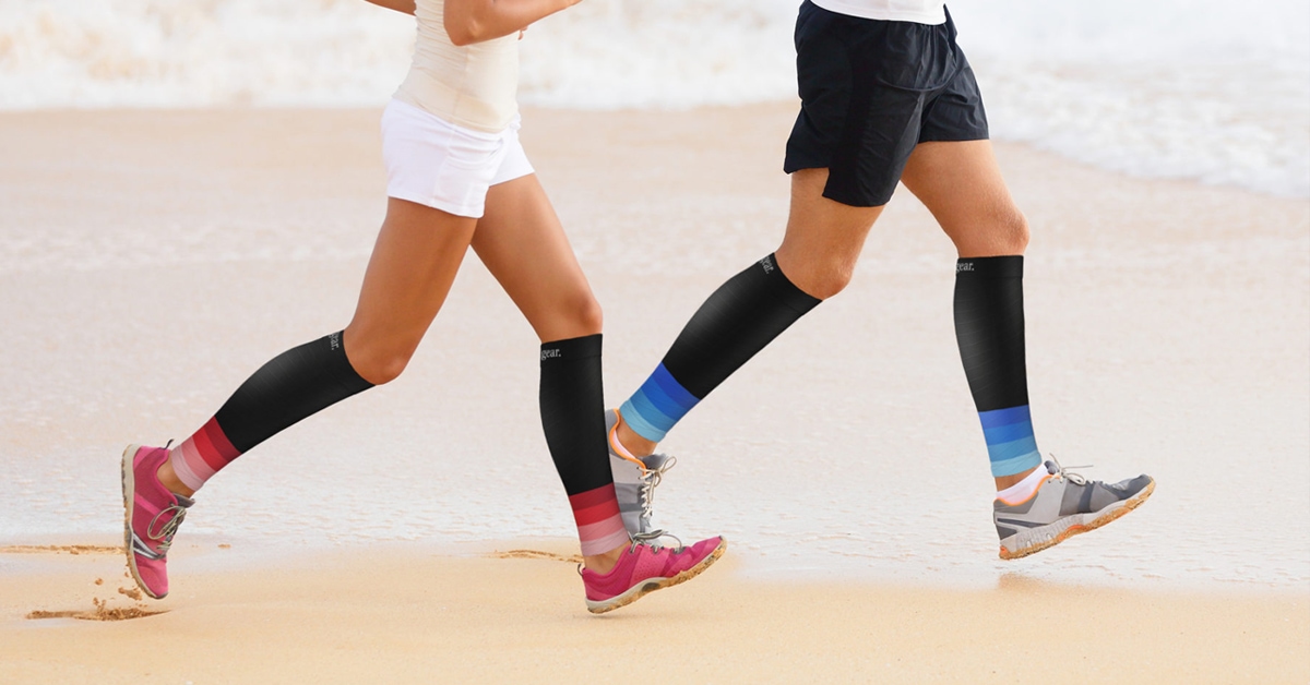 scalda polpacci running e gambali a compressione