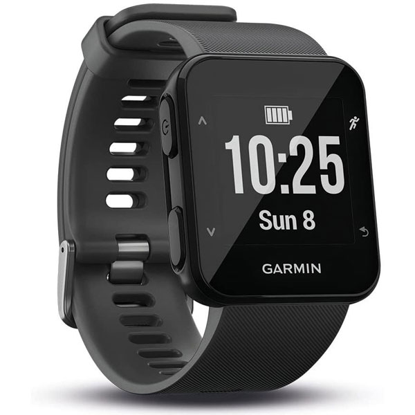  Garmin Forerunner 30 Orologio da Corsa con GPS, Grigio Scuro