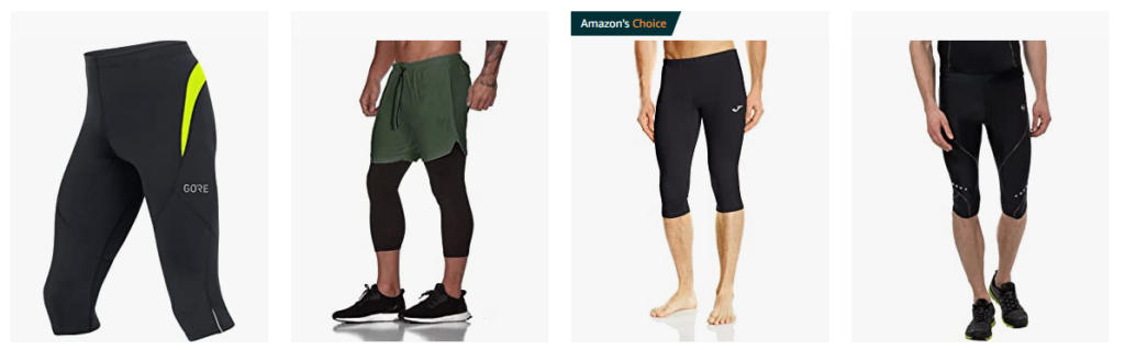 Acquista su Amazon pantaloni running uomo 3/4