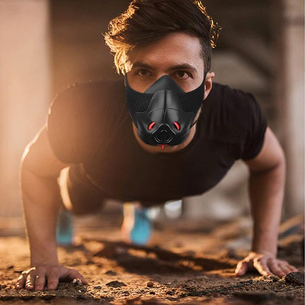 Maschera da allenamento Resistenza respiratoria Running