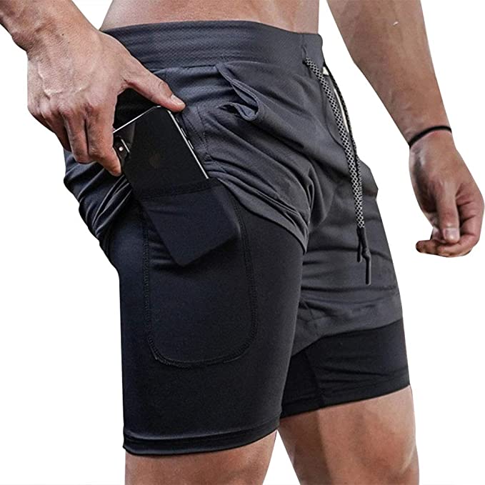 Acquista su Amazon Pantaloncini running con tasche