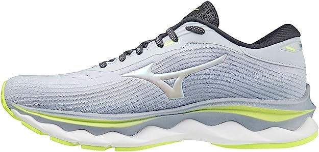 Mizuno Wave Sky 5, Heather White Neolime, Migliori scarpe running donna